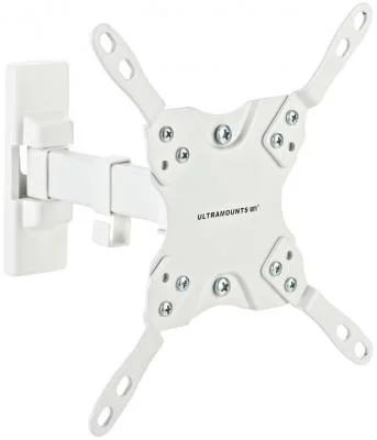 Кронштейн для телевизора Ultramounts UM864W белый 13"-42" макс.20кг настенный поворотно-выдвижной и 