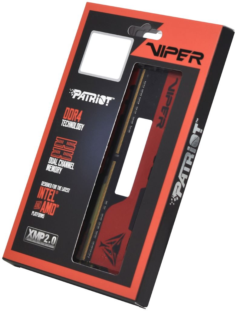 Память DDR4 2x32Gb 3600MHz Patriot PVE2464G360C0K Viper Elite II RTL Gaming PC4-28800 CL20 DIMM 288-