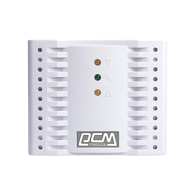 Стабилизатор напряжения Powercom TCA-1200 600Вт 1200ВА белый