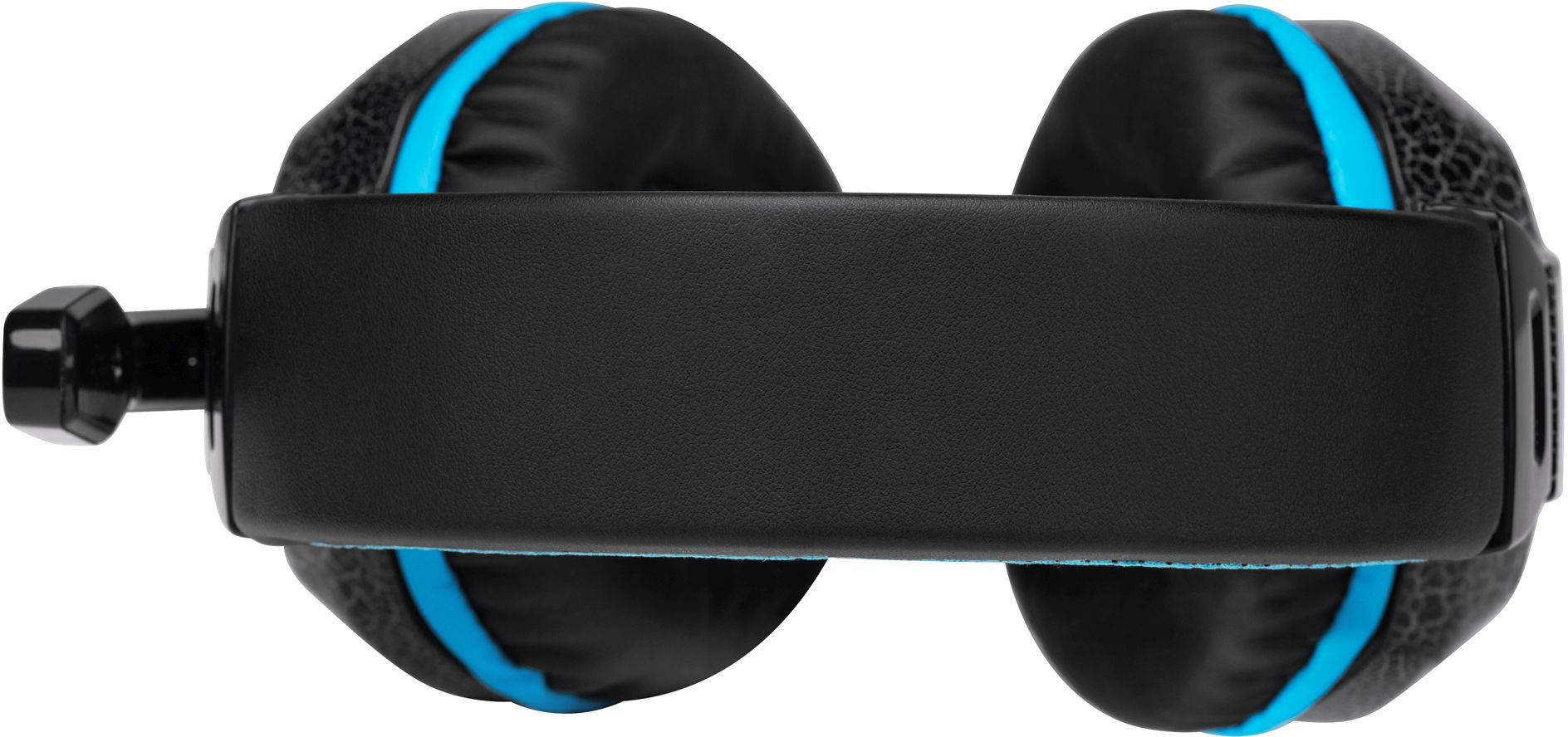 Наушники с микрофоном Оклик HS-L400G ZEUS черный/синий 2.2м мониторные оголовье (359480)