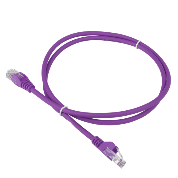 Патч-корд LANMASTER LSZH UTP кат.6, 0.5 м, фиолетовый Патч-корд LANMASTER LSZH UTP кат.6, 0.5 м, фио