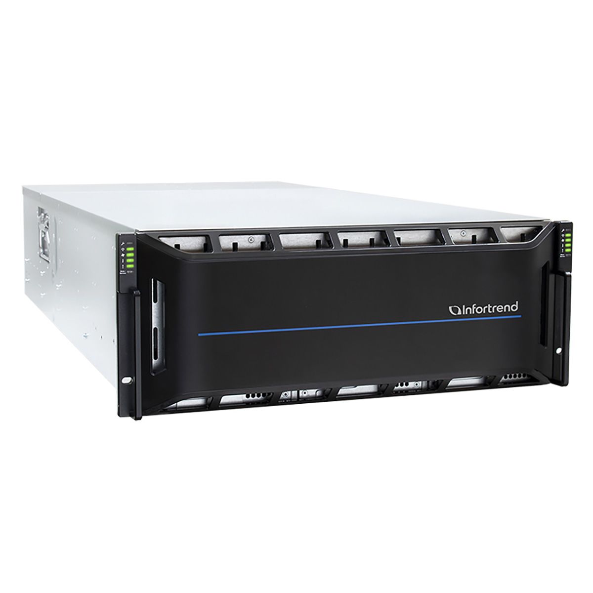 Сетевой накопитель Infortrend CS 2060D-J 4U/60bay, scale-out NAS, dual nodes subsystem including 2x4