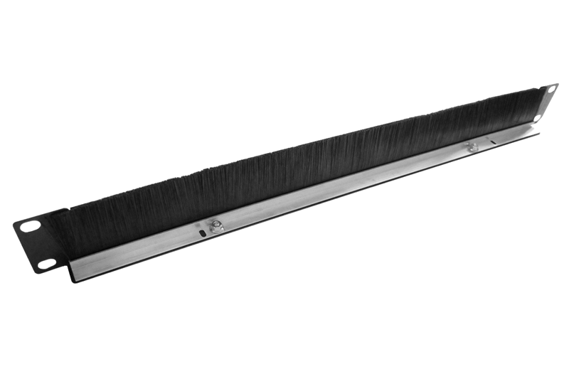 Органайзер Горизонтальный кабельный органайзер со щёткой, 19" 1U