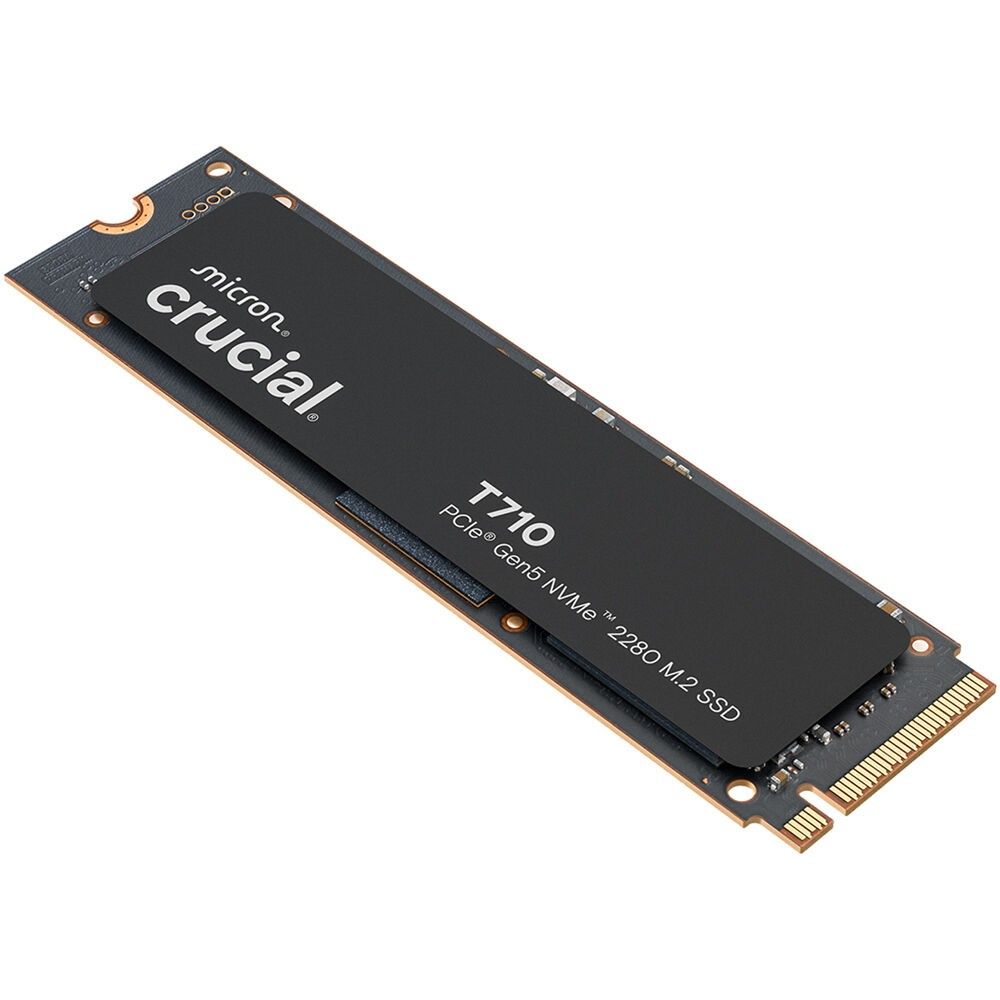 Твердотельный накопитель SSD Crucial T710 1TB PCIe Gen5 NVMe 2280 M.2 SSD CT1000T710SSD8