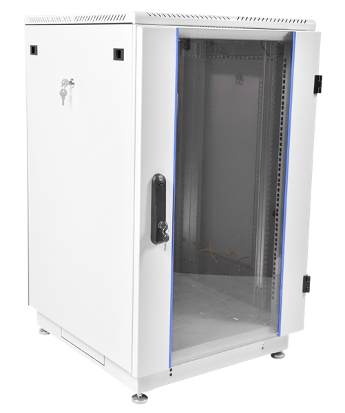 Шкаф ЦМО Шкаф телекоммуникационный напольный 24U (600  800) дверь стекло