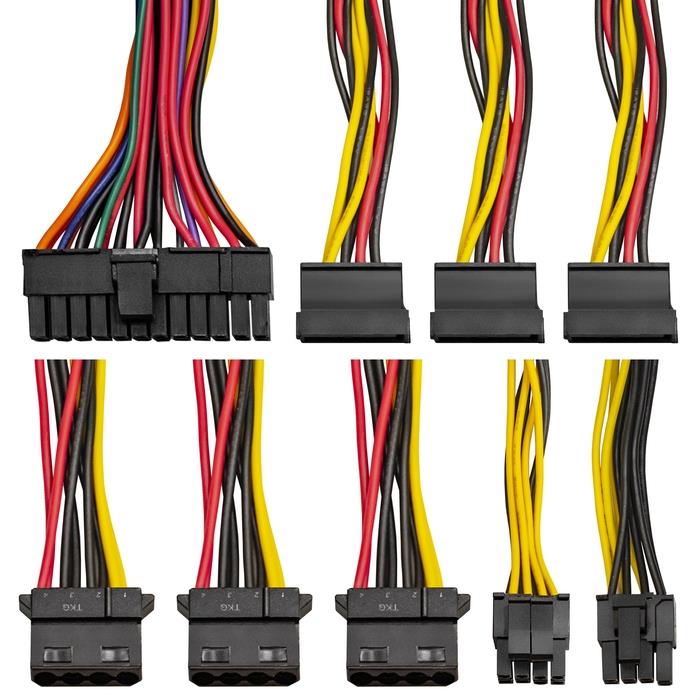 Exegate EX221636RUS Блок питания 400W ATX-400NPXE(+PFC), black, 12cm fan, 24+4pin, 6pin PCI-E, 3*SAT