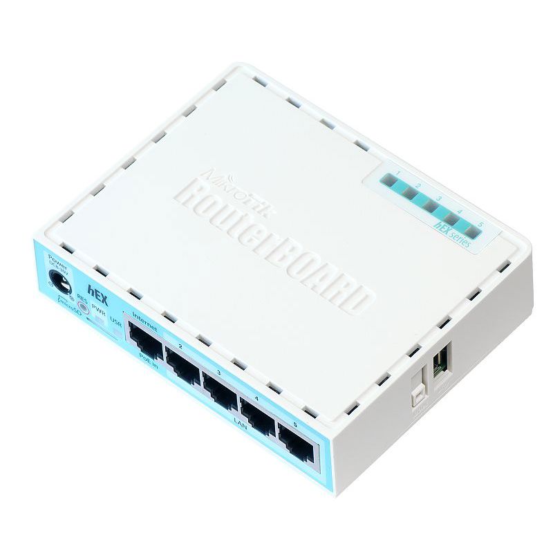 Маршрутизатор MIKROTIK RB750Gr3 hEX Router. 5x Ethernet 10/100/1000, USB, PoE {20} (002761)