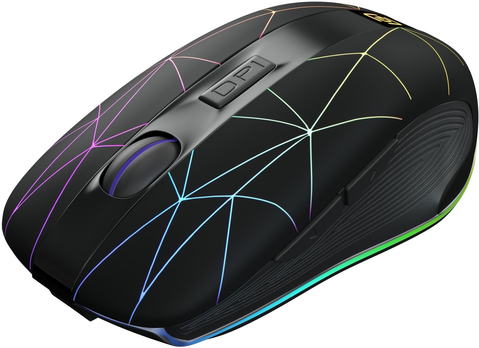 Мышь Оклик 976GW черный оптическая 3200dpi беспров. USB 6but (1431703)