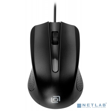 Мышь Оклик 225M черный оптическая 1200dpi USB для ноутбука 3but (997791)