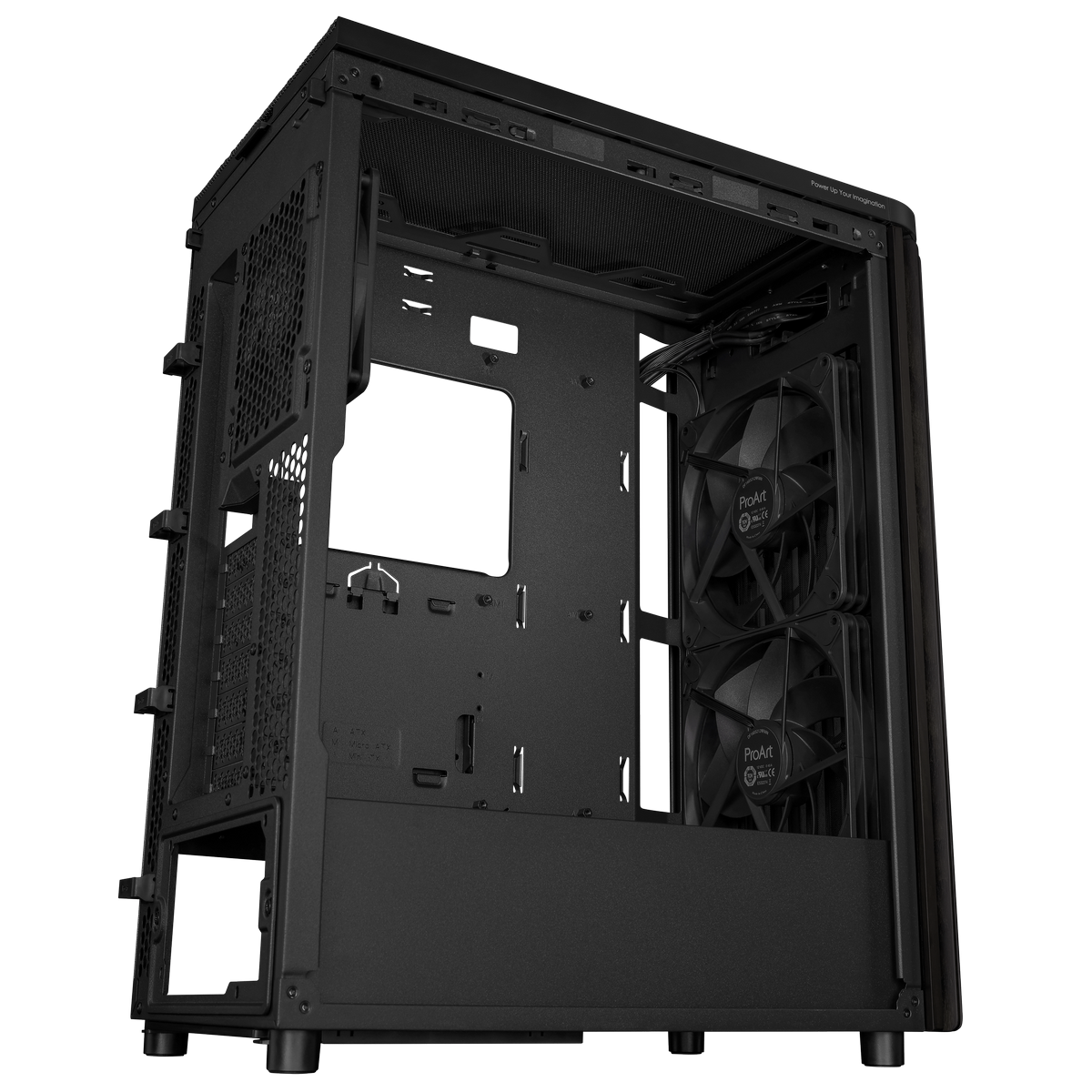 Корпус для ПК ASUS PROART PA401 WOOD MESH PWM BLACK