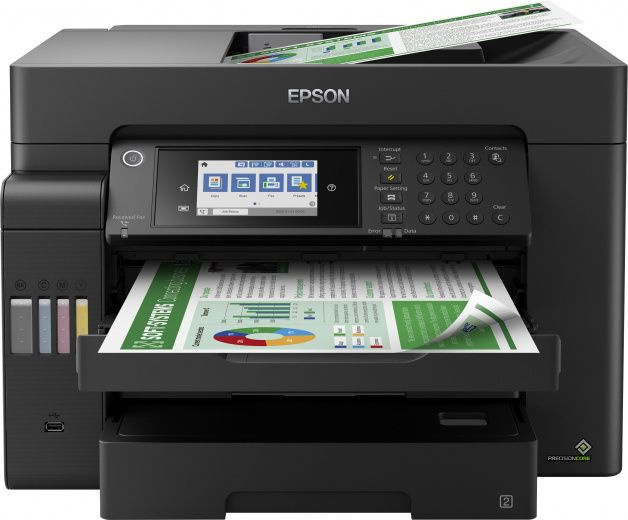 МФУ струйный Epson L15150 (C11CH72404/505/506/403/503) A3+ Duplex Net WiFi черный