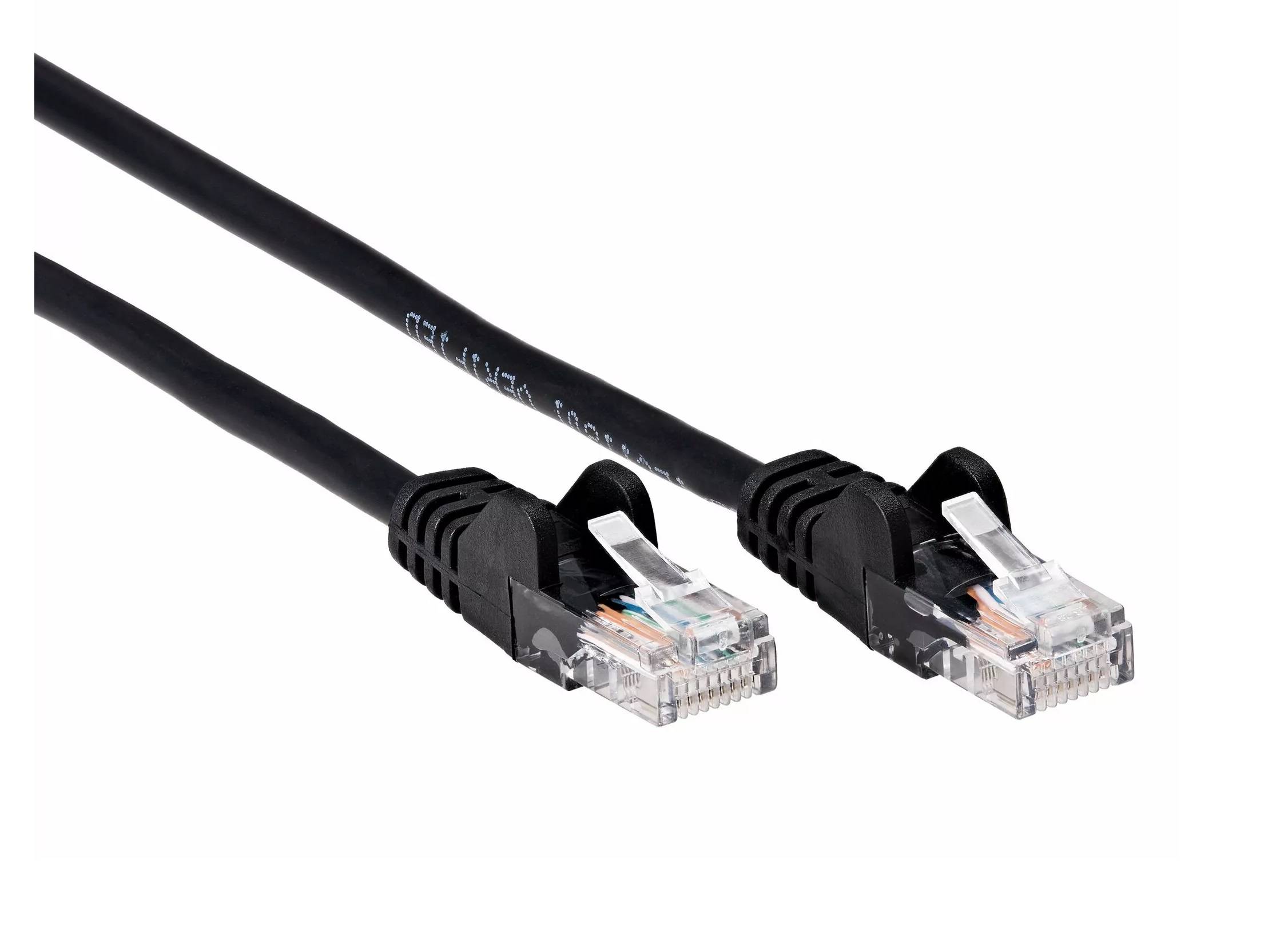 Патчкорд литой iOpen  UTP кат.5е 0,5м черный <ANP511_0.5M_BK>