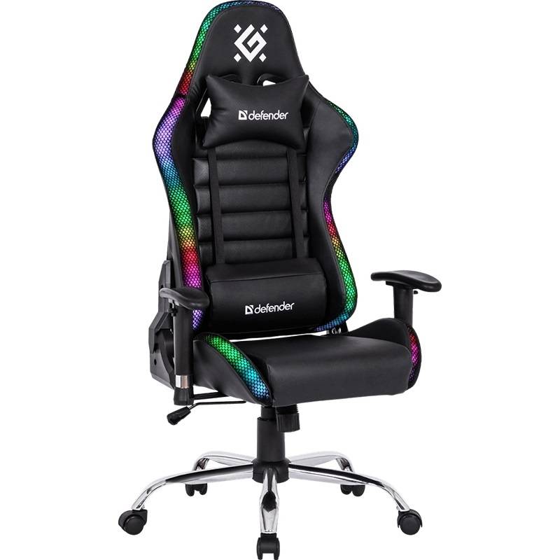 Defender Игровое кресло Ultimate Черный, Light, полиуретан, 60мм.