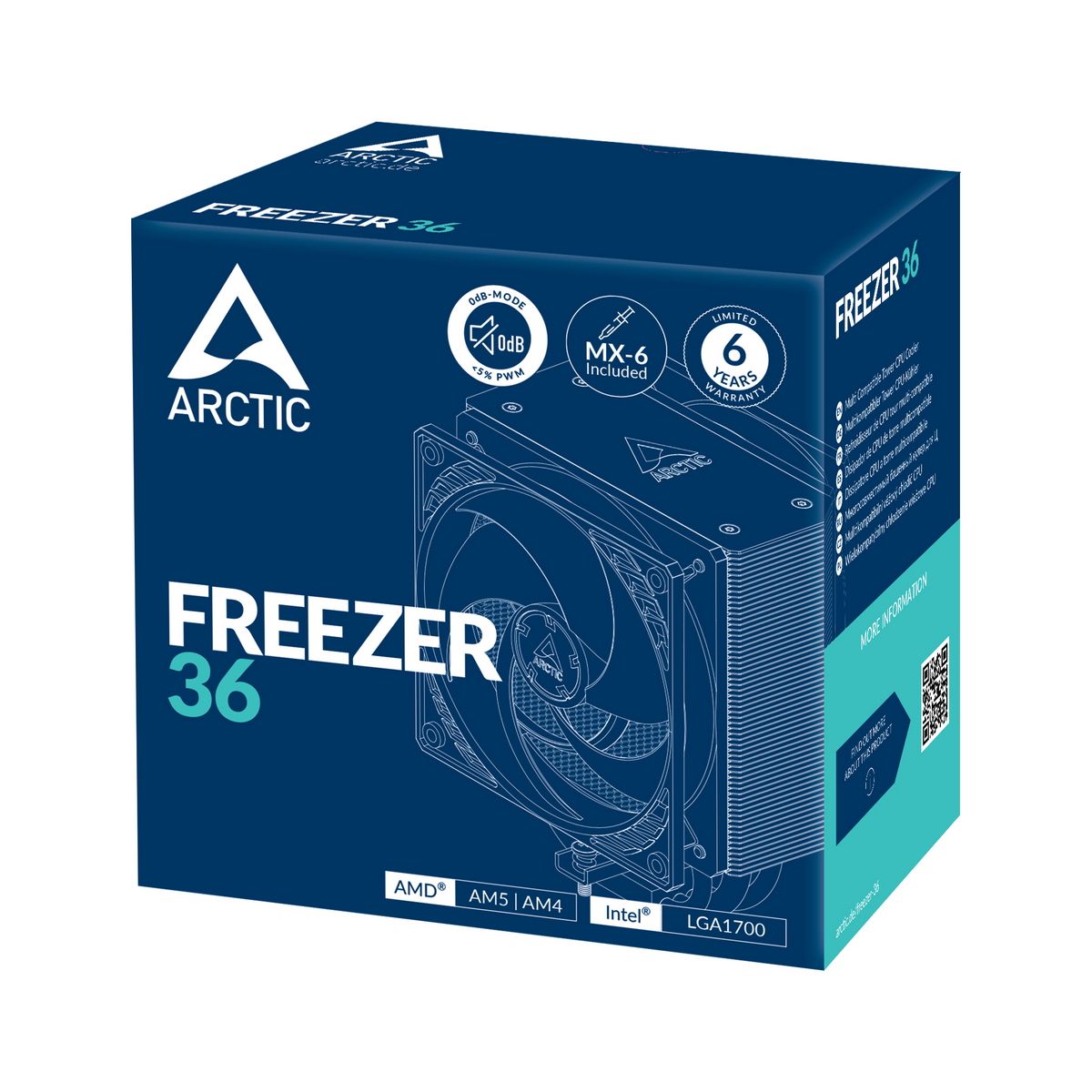Вентилятор для процессора Arctic Cooling Вентилятор для процессора Arctic Freezer 36 - Retail (Intel