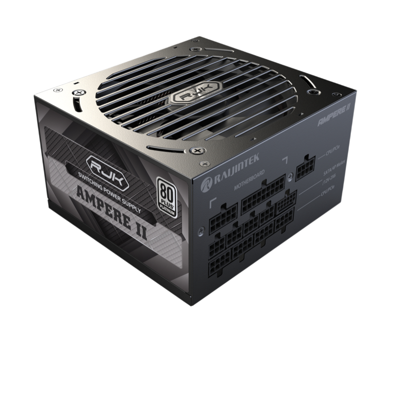 Блоки питания Raijintek AMPERE II 850, 850W 80+ Platinum (ATX, 3.1, PCIe 5.1, Full-modular, 1x24(20+