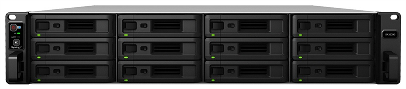 Сетевое хранилище Synology SA3200D 12x2.5"/3.5" SAS, Intel Xeon D-1521/4x2.4GHz, 8GB DDR4, 2x1 Гбит/