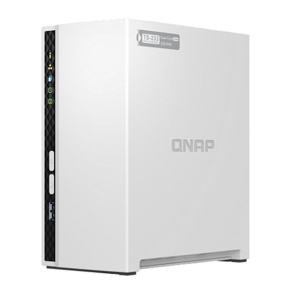 Сетевое хранилище NAS Qnap TS-233 2-bay настольный Cortex-A55 RK3568B2