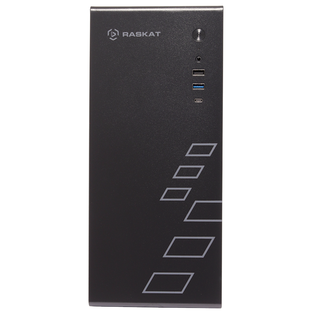 Компьютер Raskat Standart 300 (Intel Core i3 12100, RAM 16Gb, SSD 480Gb, no OS, kb+ms, black)