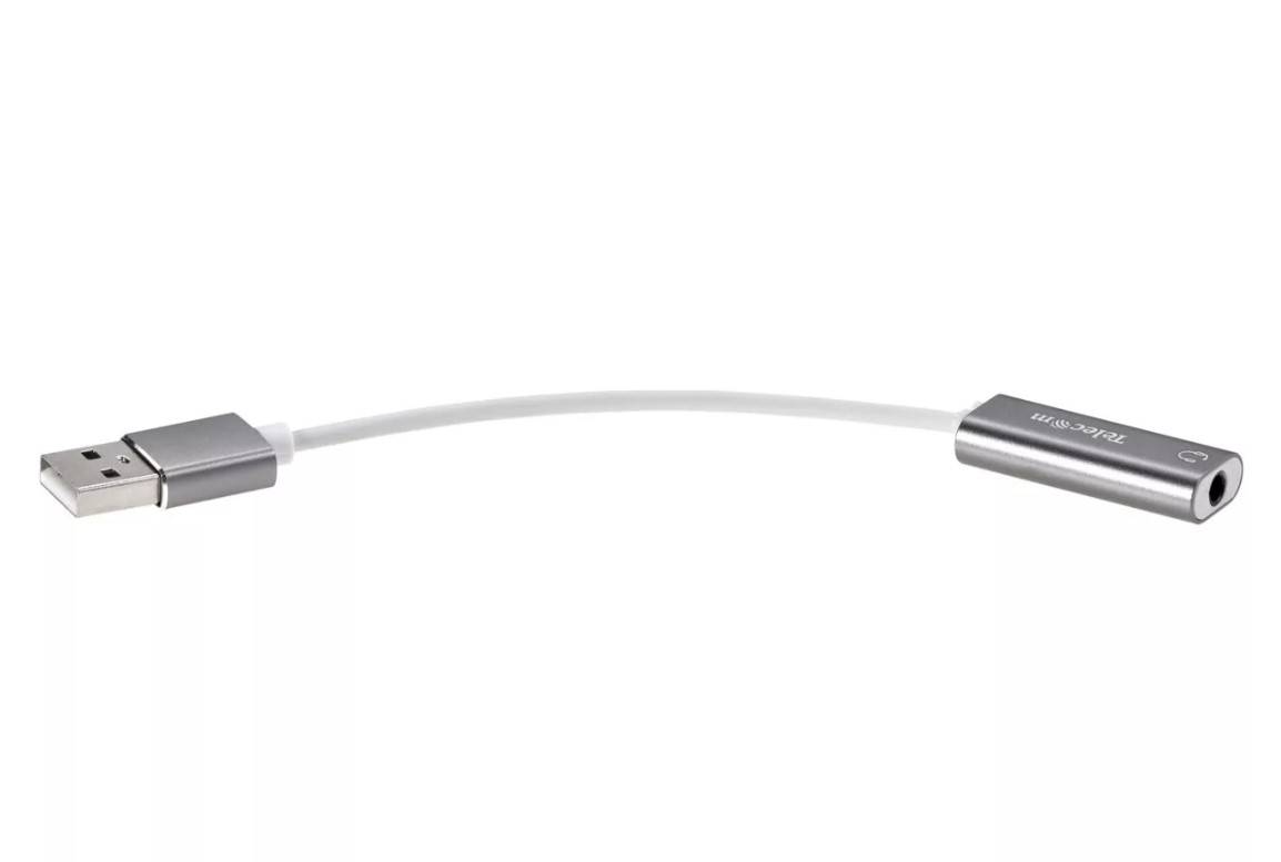 Переходник Telecom USB 2.0 Type-AM/mini jack 3.5 mm F (TA316U)