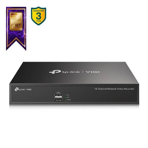 TP-Link VIGI NVR1016H VIGI 16 канальный сетевой видеорегистратор