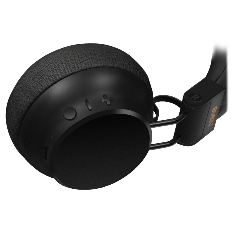Беспроводные стереонаушники с микрофоном SVEN AP-B710MV, черный (Bluetooth, ANC, APP, 3 mics, 500mAh