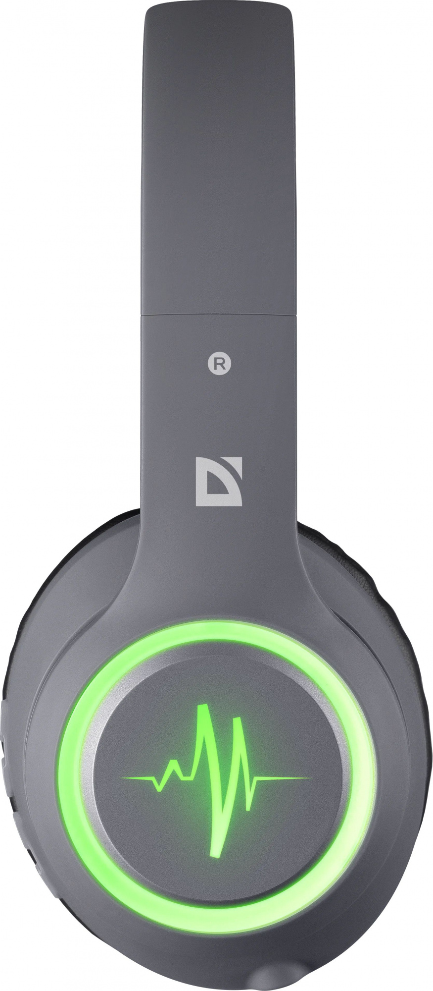 Наушники с микрофоном Defender FreeMotion B571 серый накладные BT оголовье (63571)