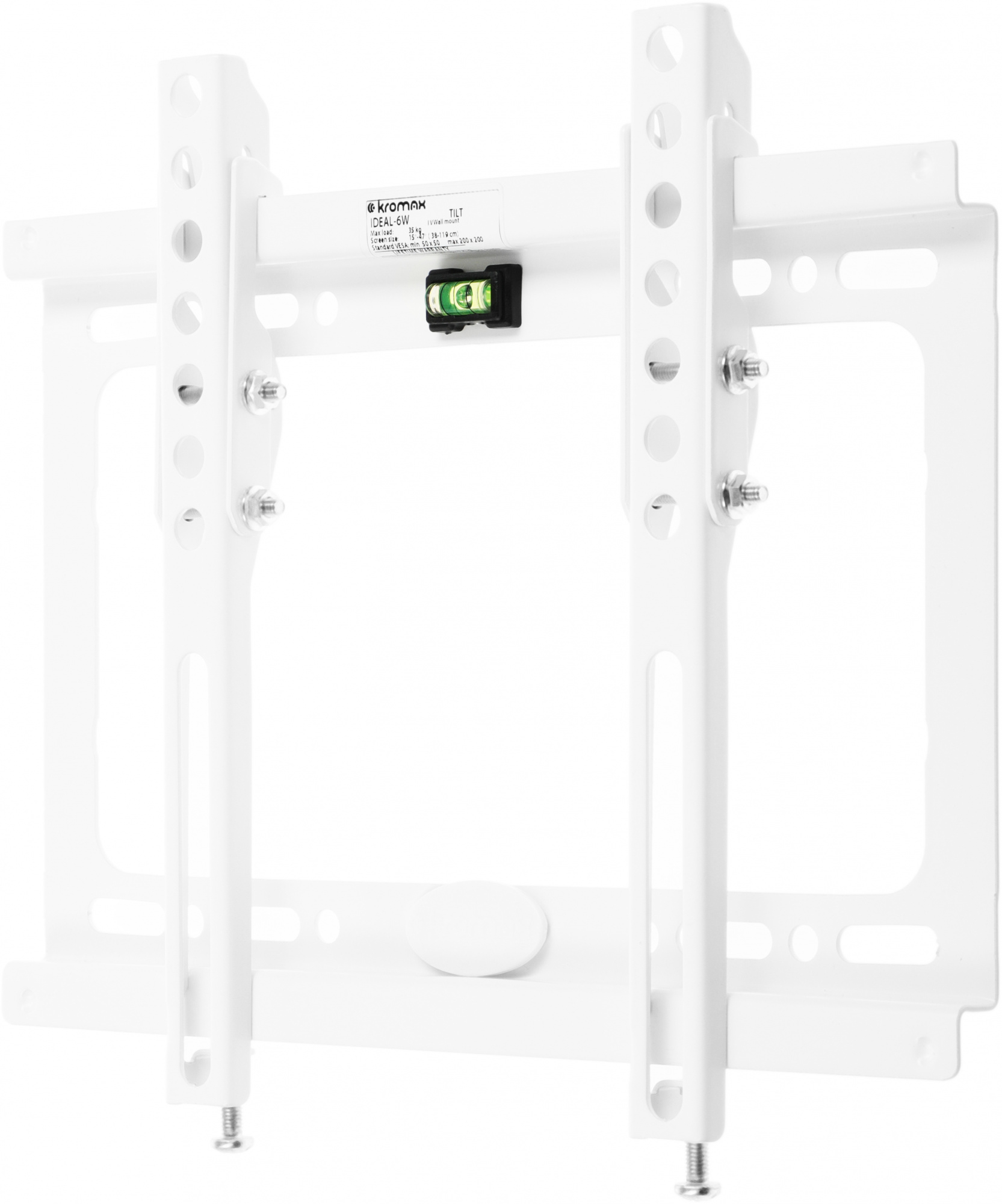 Кронштейн для телевизора Kromax IDEAL-6 белый 15"-47" макс.35кг настенный наклон