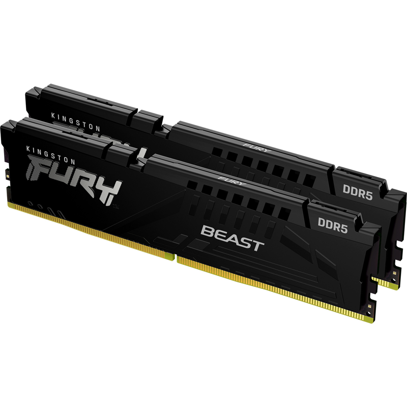 Память оперативная Kingston 32GB 6000MT/s DDR5 CL30 DIMM (Kit of 2) FURY Beast Black EXPO