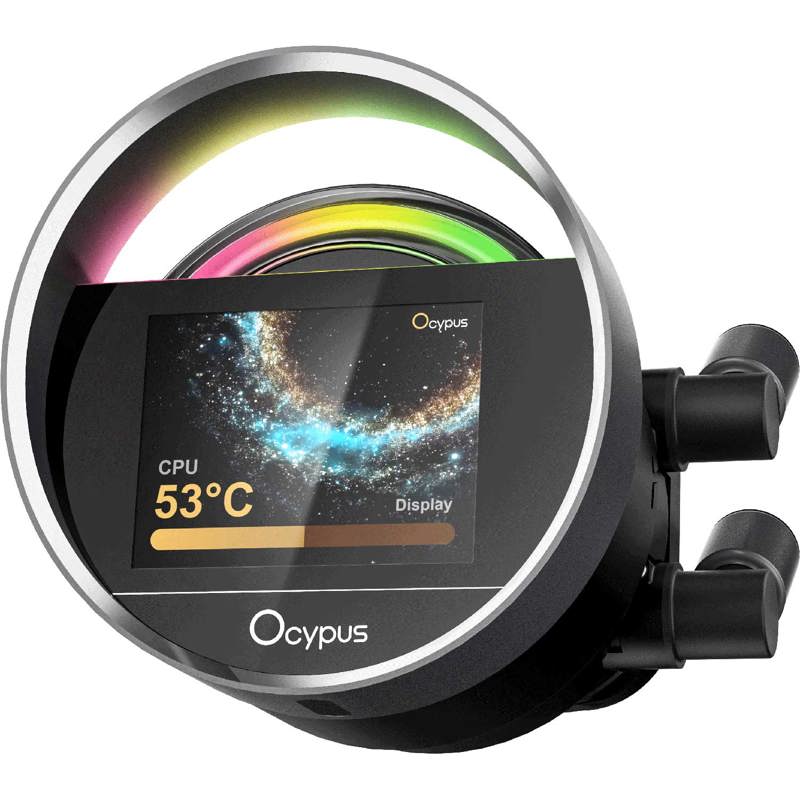 Система жидкостного охлаждения Ocypus Sigma L36 BK ARGB (300W, 360mm, LED, Black, ARGB/ Fans: 3x120m