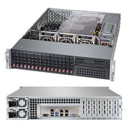 Серверная платформа SuperMicro SYS-2028R-C1R4+ (DP S2011 R3 24xDDR4 16x2.5"HDD:8xSAS, 8x