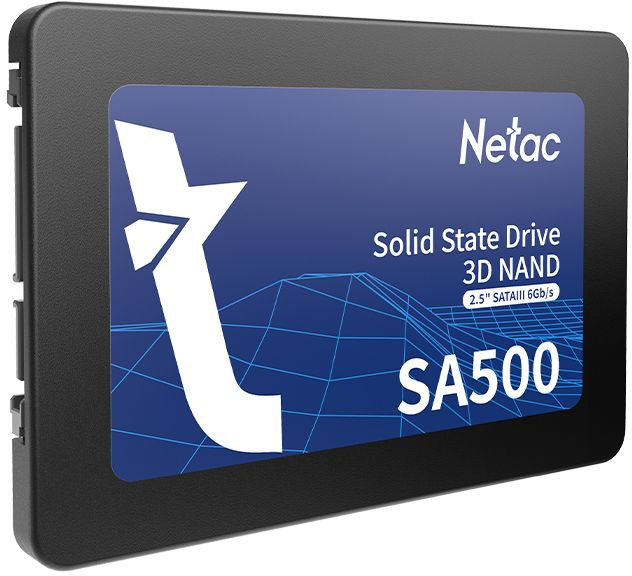 Накопитель SSD Netac SATA-III 512GB NT01SA500-512-S3X SA500 2.5"