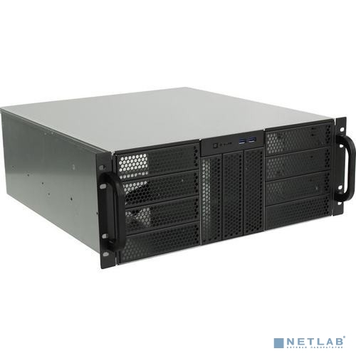 Procase RE411-D0H17-E-55 Корпус 4U server case,0x5.25+17HDD,черный,без блока питания,глубина 550мм,M
