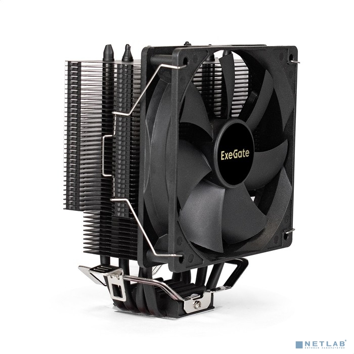 Кулер Dark Magic EXX400-PWM (Al+Cu, черное покрытие, 4 тепл.трубки, LGA775/1150/1151/1155/1156/1200/