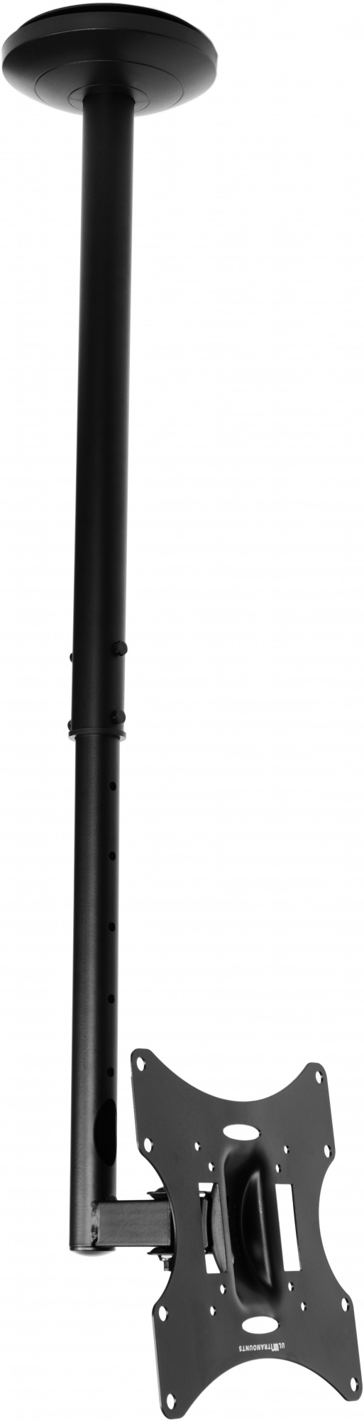 Кронштейн для телевизора Ultramounts UM890 черный 17"-43" макс.30кг потолочный поворотно-выдвижной и