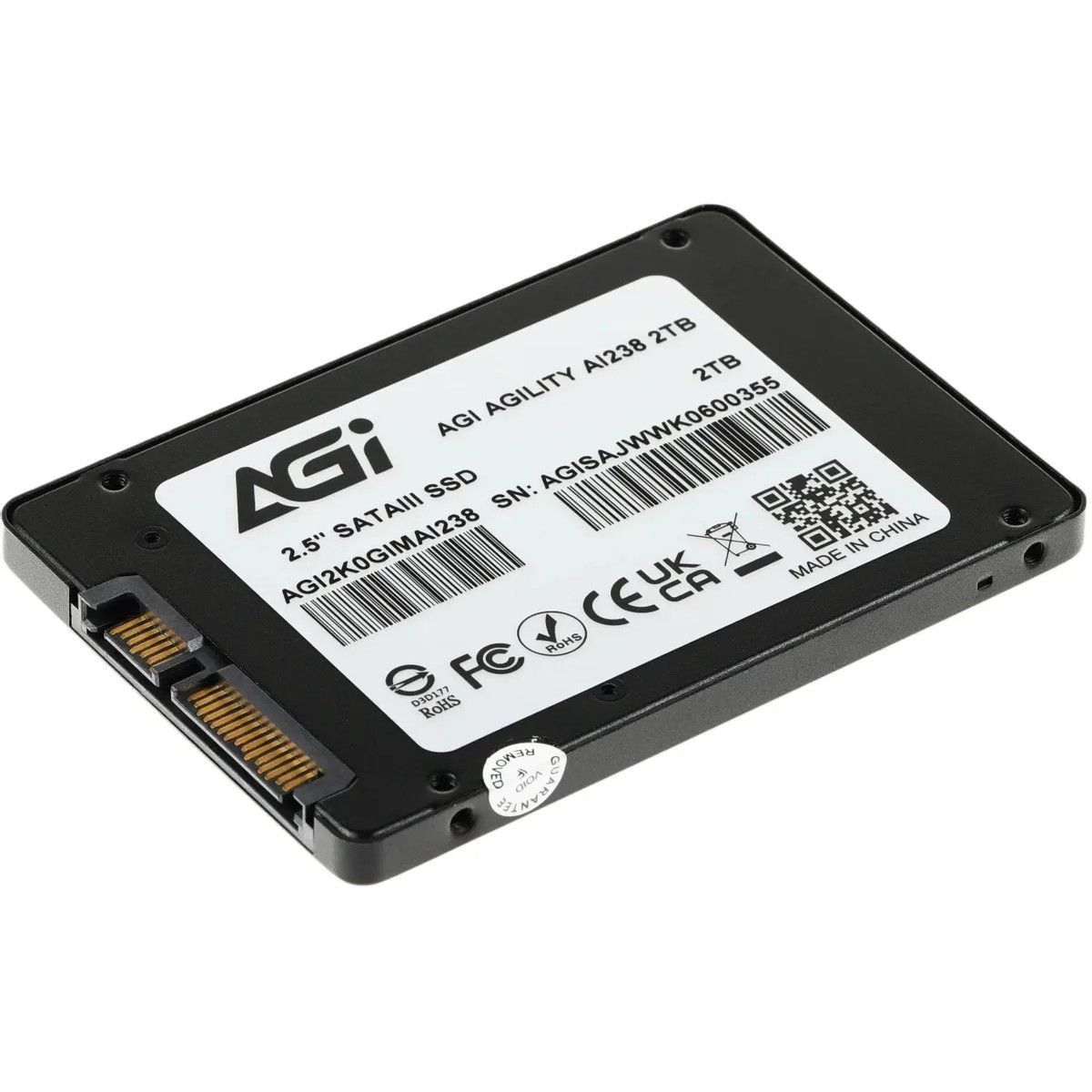 Накопитель SSD AGi SATA-III 2TB AGI2K0GIMAI238-CB AI238 2.5"