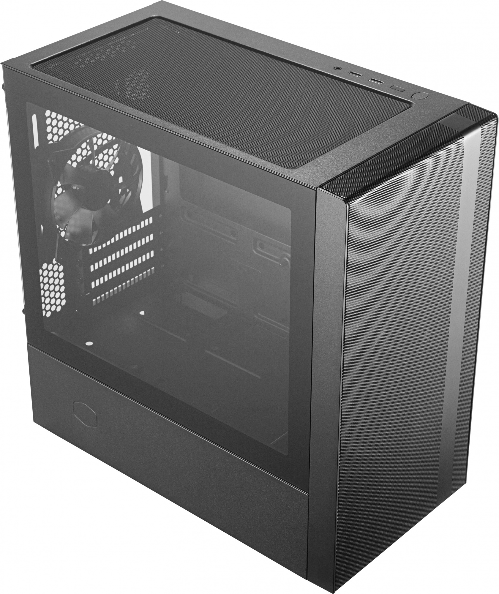 Корпус Cooler Master MasterBox NR400 w/o ODD черный без БП mATX 4x120mm 4x140mm 2xUSB3.0 audio bott 