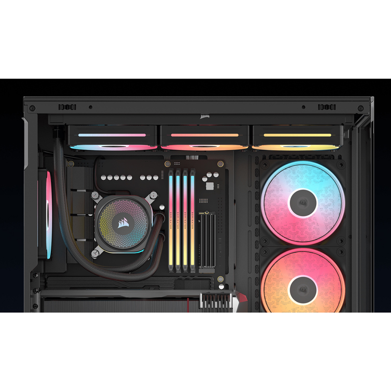 Корпус Corsair 3500X LX-R RGB iCUE LINK, Midi-Tower, TG, 3x120mm ARGB, 2xUSB-A 3.2, 1xUSB 3.2 Type-C