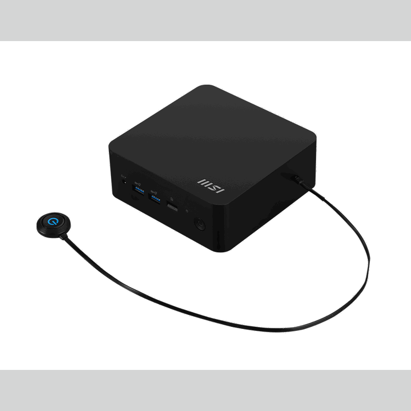 Неттоп MSI Cubi NUC 1M-052BRU Core 5 120U (1.4) Graphics CR без ОС 2xGbitEth WiFi BT 120W черный (93