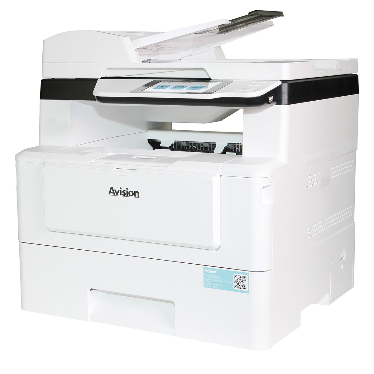 Avision AM40A Plus A4, МФУ, лазерное, черно-белое , 40стр/мин, 1200dpi, 1200МГц, 2048Мб, 75АПД, Ethe