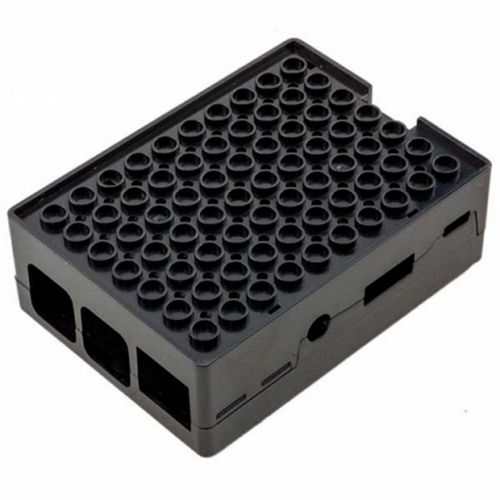Корпус ACD RA182 Black ABS Plastic Building Block case for Raspberry Pi 3 B/B+ (CBPIBLOX-BLK) (49429