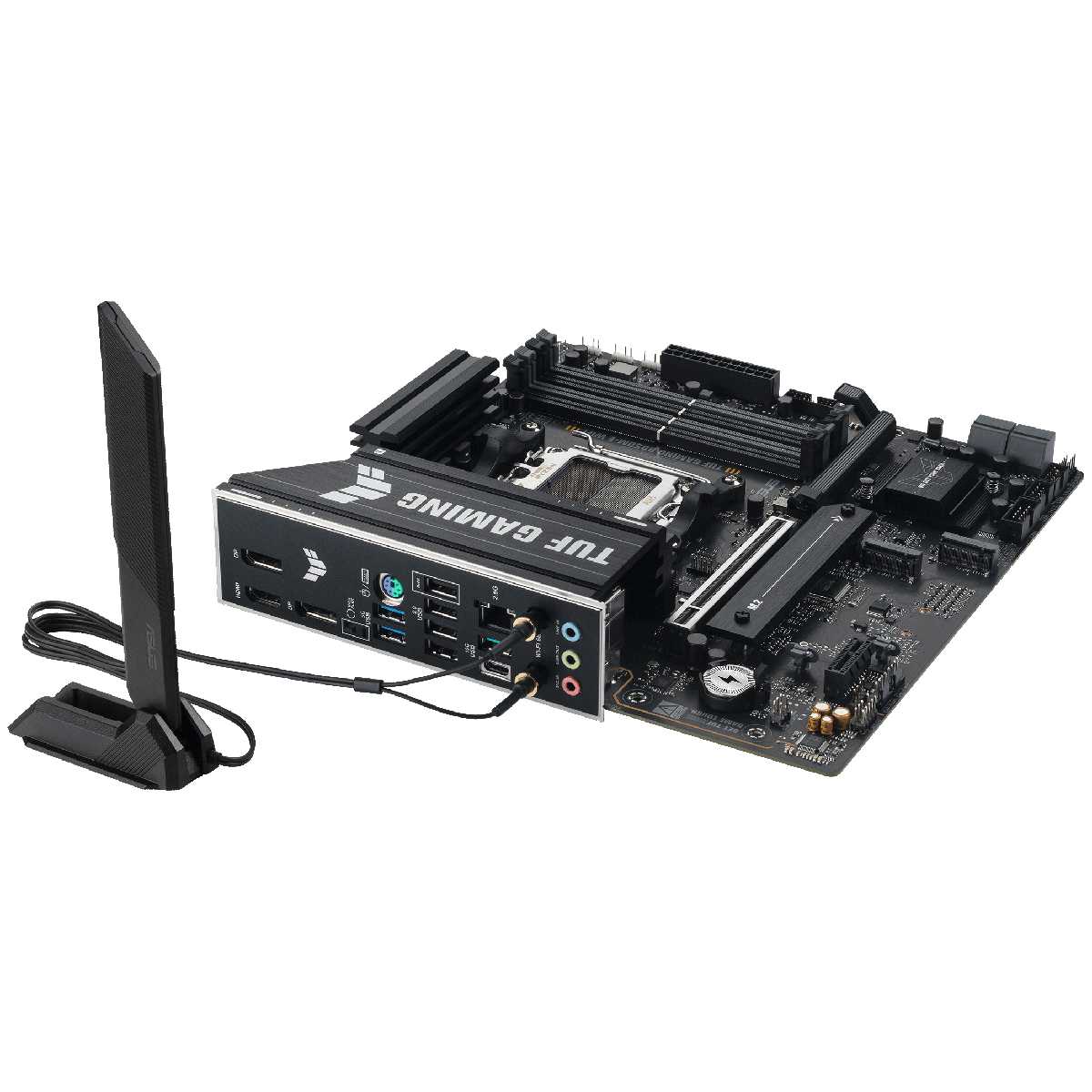 Материнская плата Asus TUF GAMING B850M-E WIFI Socket AM5 AMD B850 4xDDR5 mATX AC`97 8ch(7.1) 2.5Gg 