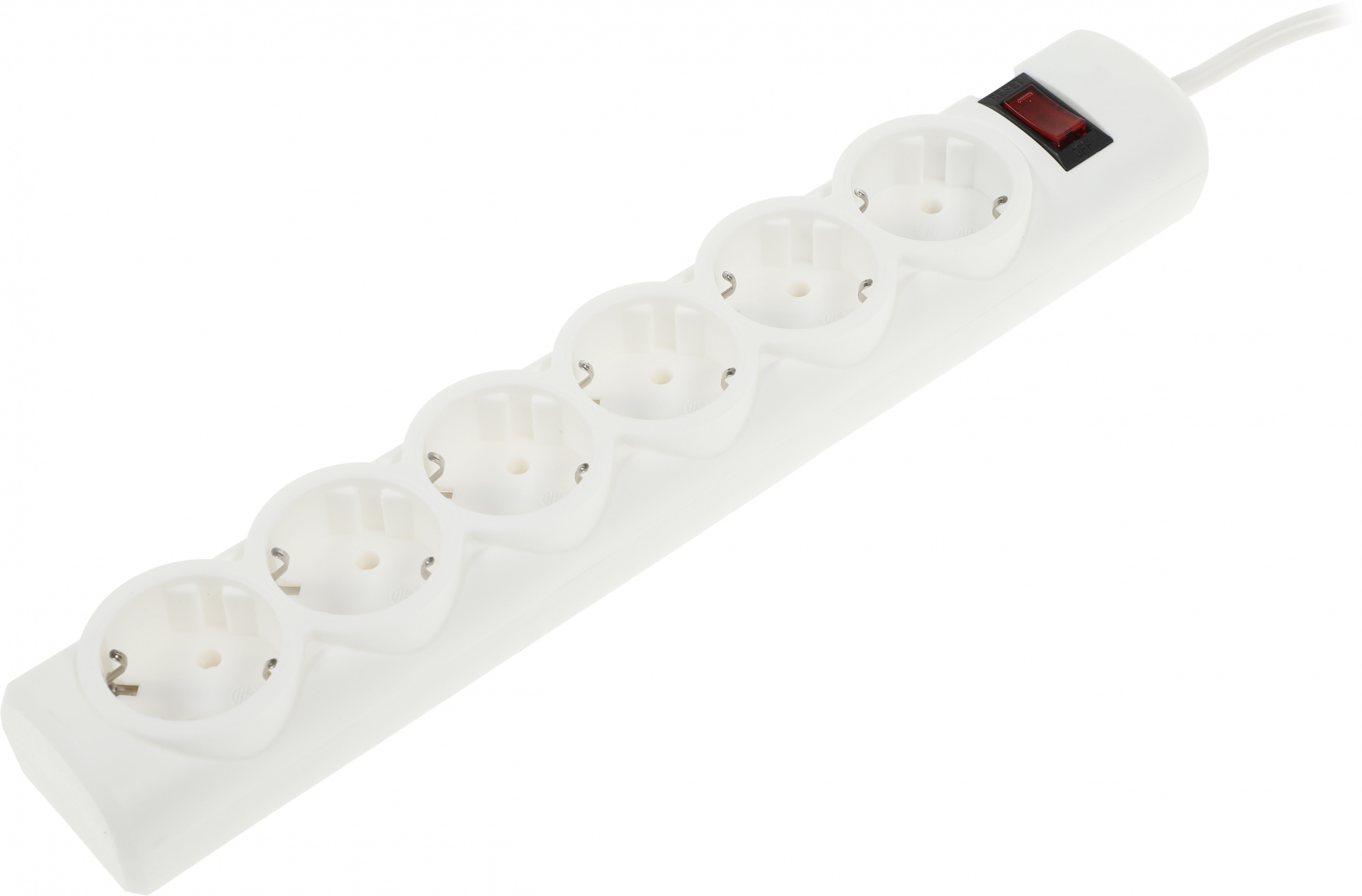 Сетевой фильтр Defender DFS 153 3м (6 розеток) белый (коробка)