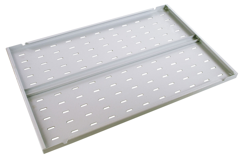 Полка перфорированная грузоподъемностью 100 кг, глубина 750 мм