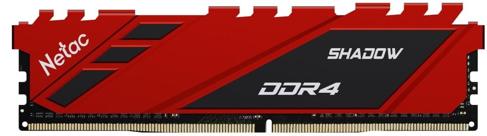 Оперативная память Netac Shadow 8GB DDR4-3600 (PC4-28800) C18 18-22-22-42 1.35V XMP NTSDD4P36SP-08R