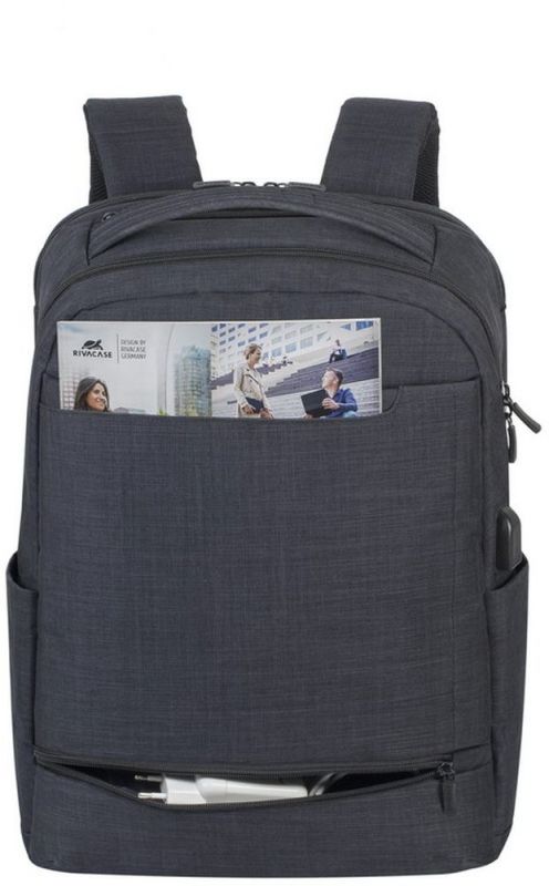Рюкзак для ноутбука 17.3" Riva 8365 черный полиэстер (8365 BLACK)