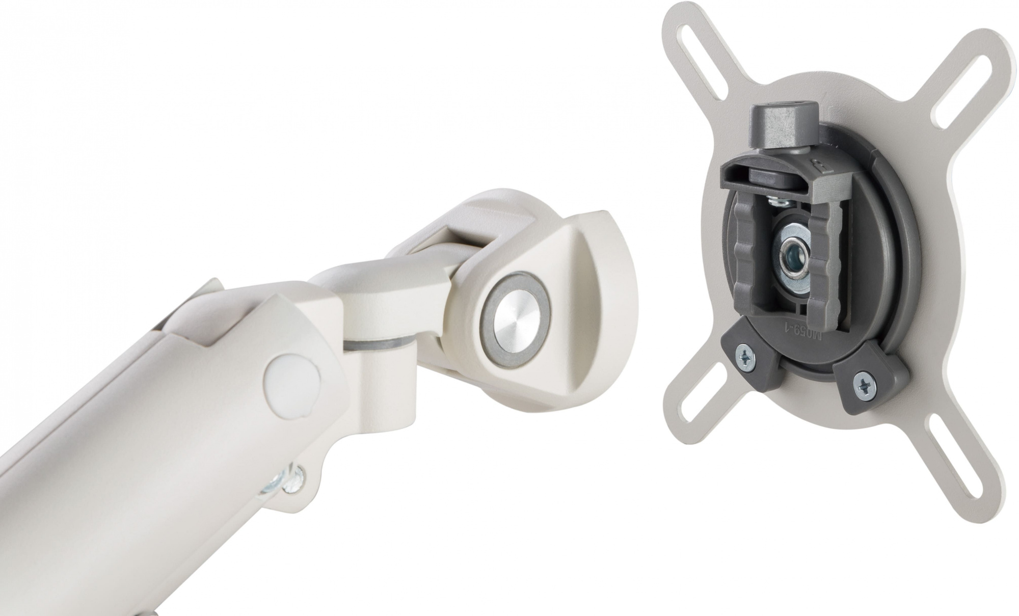 Кронштейн для мониторов Ultramounts UM713W белый 17"-32" макс.9кг крепление к столешнице поворот и н