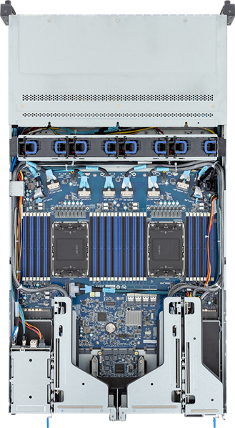 Шасси серверное Gigabyte Server Platform R283-S98 / 2U / 2xIntel (Gen 4/5) / 2xHS / 32xDIMM / 8xSFF 