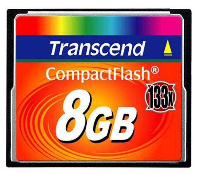 Флеш карта CF 8GB Transcend, 133X