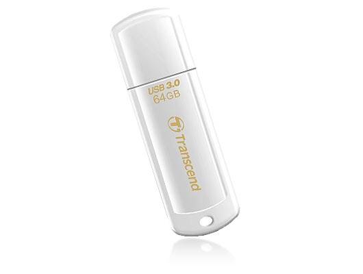 Флеш Диск Transcend 64Gb Jetflash 730 TS64GJF730 USB3.0 белый