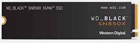 Твердотельный накопитель Western Digital Black SN850X SSD M2.2280 PCIe 4.0 2Tb, 7300MBs/6600MBs, TBW
